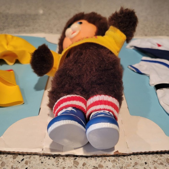 VTG Rare Playskool 1979 'Playful Bear' w/ Clothes Set Plush Plastic Face✨️NEW - Picture 4 of 16